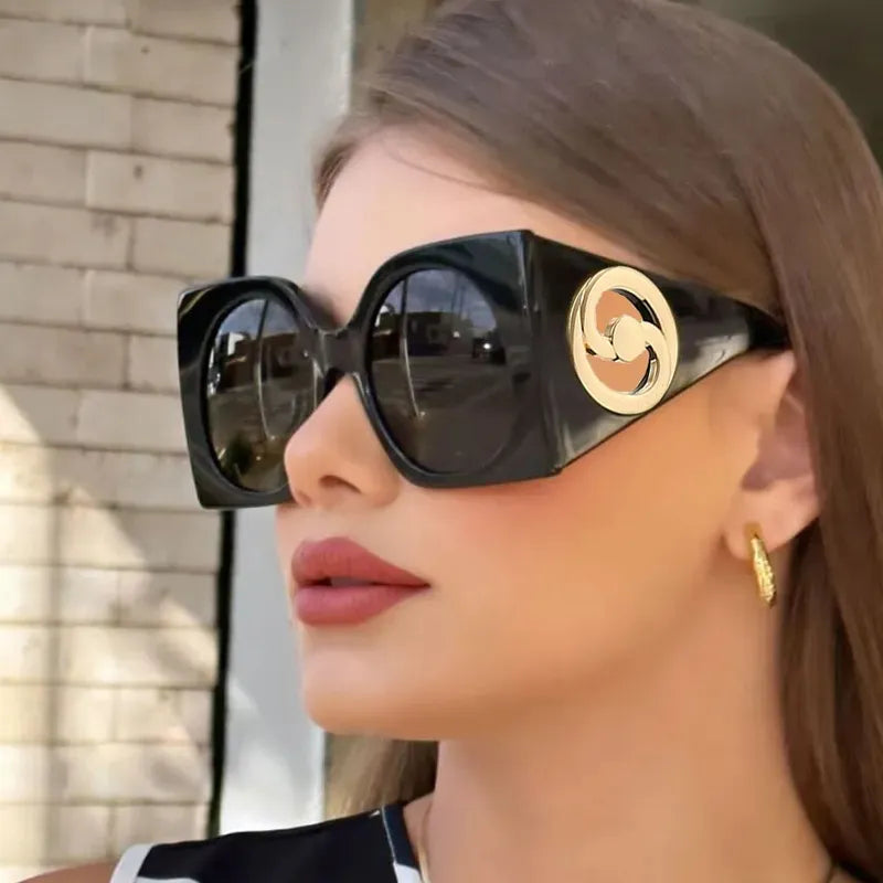 Chic Fashionista Two-Toned  UV400 Sunglasses