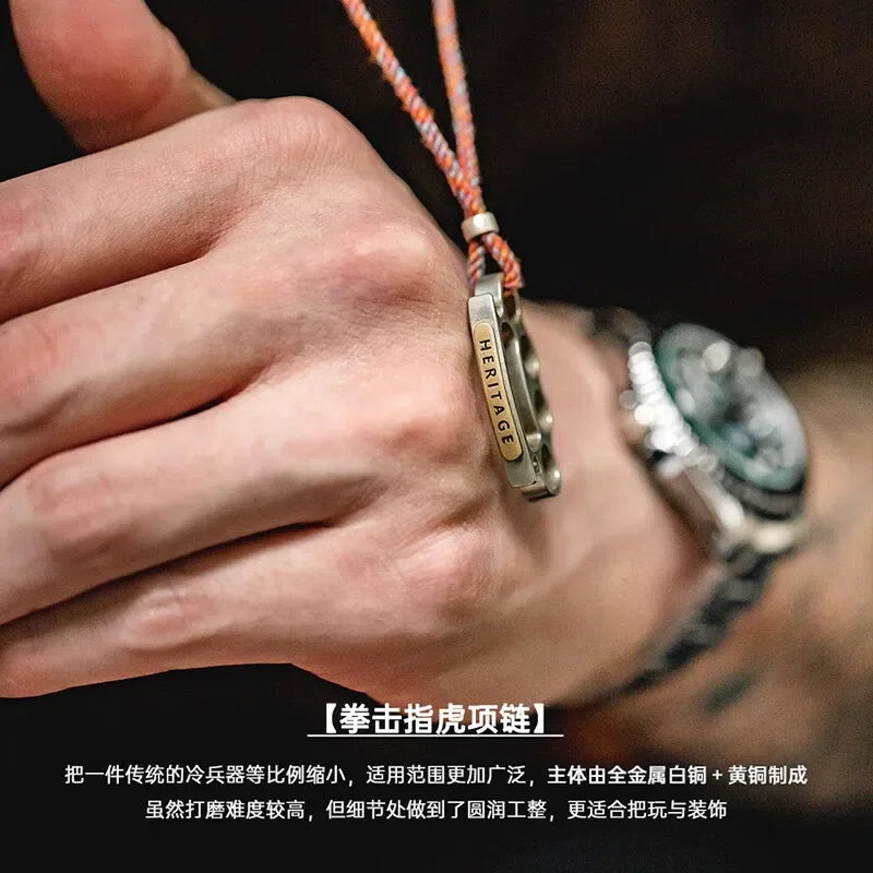 Boxing Finger Tiger Pendant Designer Bracelet/Necklace