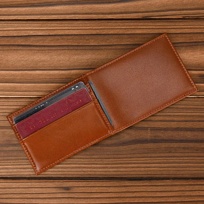 Genuine Leather RFID-Blocking Anti-Theft Travel Essential Card Holder