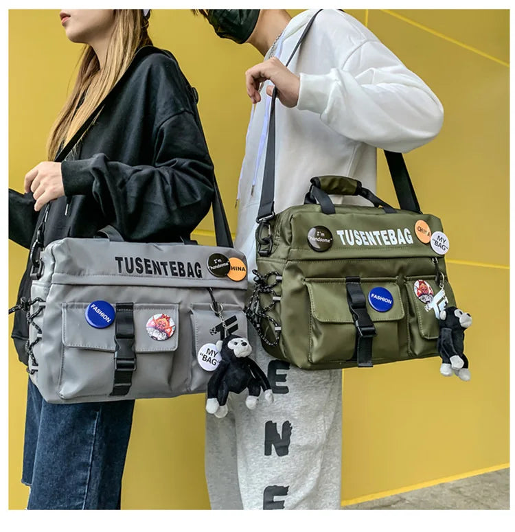 Urban Adventure Casual Hip Hop Vibe Techwear Multifuctional Tusente Bag