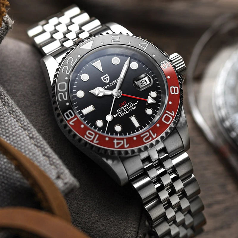 PAGANI DESIGN V3 Version GMT Men's Luxury Automatic Mechanical Watch