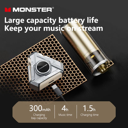 Monster AirMars XKT22 Wireless Bluetooth 5.4 Mecha Earbuds