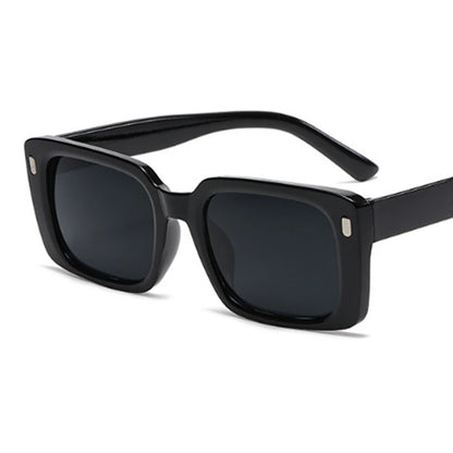 Timeless Retro-Inspired Hollywood Glamour Square Sunglasses