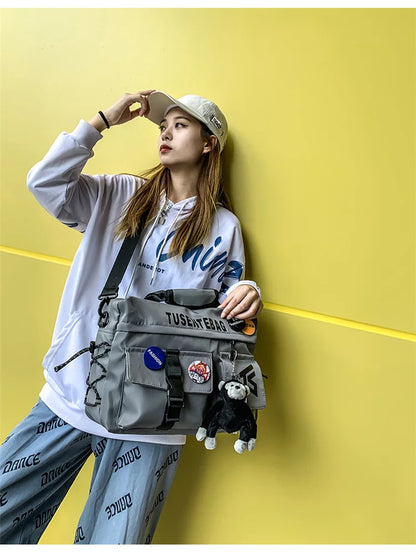 Urban Adventure Casual Hip Hop Vibe Techwear Multifuctional Tusente Bag