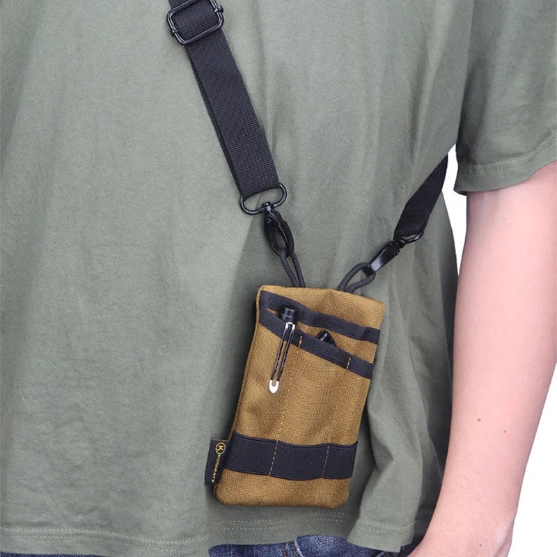 Tactical EDC Pouch Mini Waist Bag Card Pocket Coin Purse Wallet