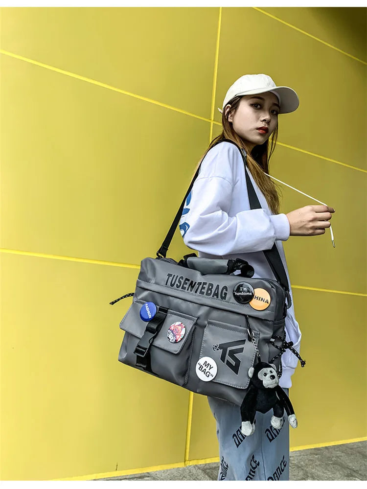 Urban Adventure Casual Hip Hop Vibe Techwear Multifuctional Tusente Bag