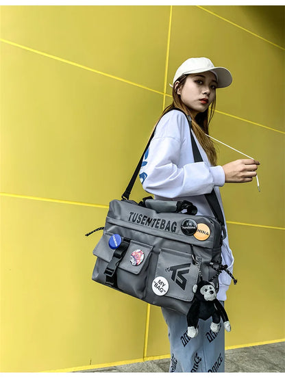 Urban Adventure Casual Hip Hop Vibe Techwear Multifuctional Tusente Bag