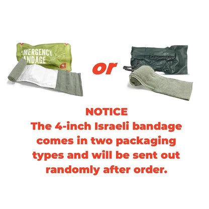 Emergency Survival Israeli-Style Wound Dressing Combat Compression Bandage