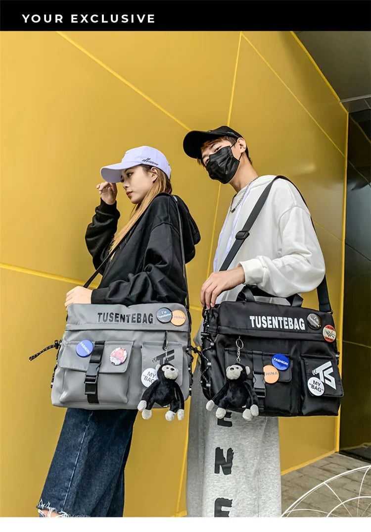 Urban Adventure Casual Hip Hop Vibe Techwear Multifuctional Tusente Bag