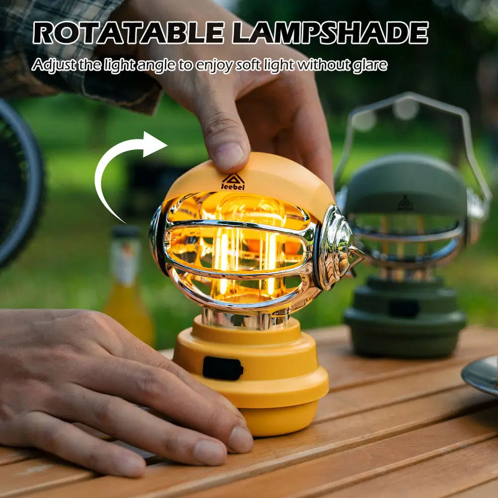 Jeebel Camp Compact Multifunctional Robot-Design Rechargeable Outdoor Lantern Lamp