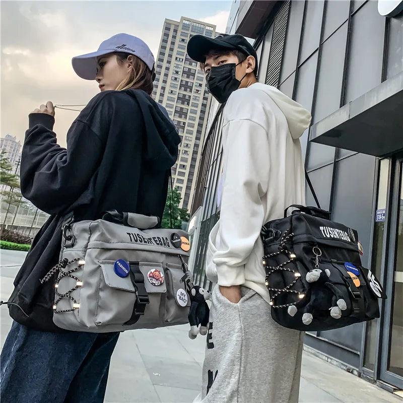 Urban Adventure Casual Hip Hop Vibe Techwear Multifuctional Tusente Bag