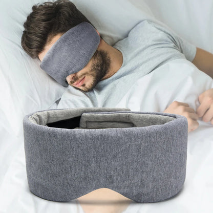 100% Cotton Oversized Sleep Blindfold Travel Eye Mask
