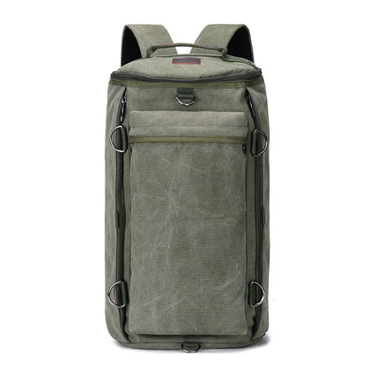 Large Capacity Urban Explorer Cylindrical Easy-Carry Casual Style Travel Backpack