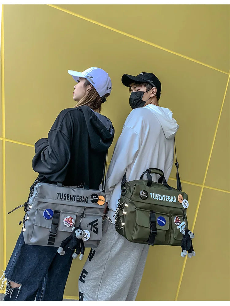 Urban Adventure Casual Hip Hop Vibe Techwear Multifuctional Tusente Bag