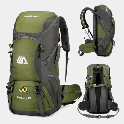 50L Waterproof Outdoor Camping Backpack