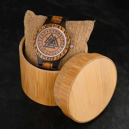 BOBO BIRD Viking Men's Wooden Watches with Gift Box