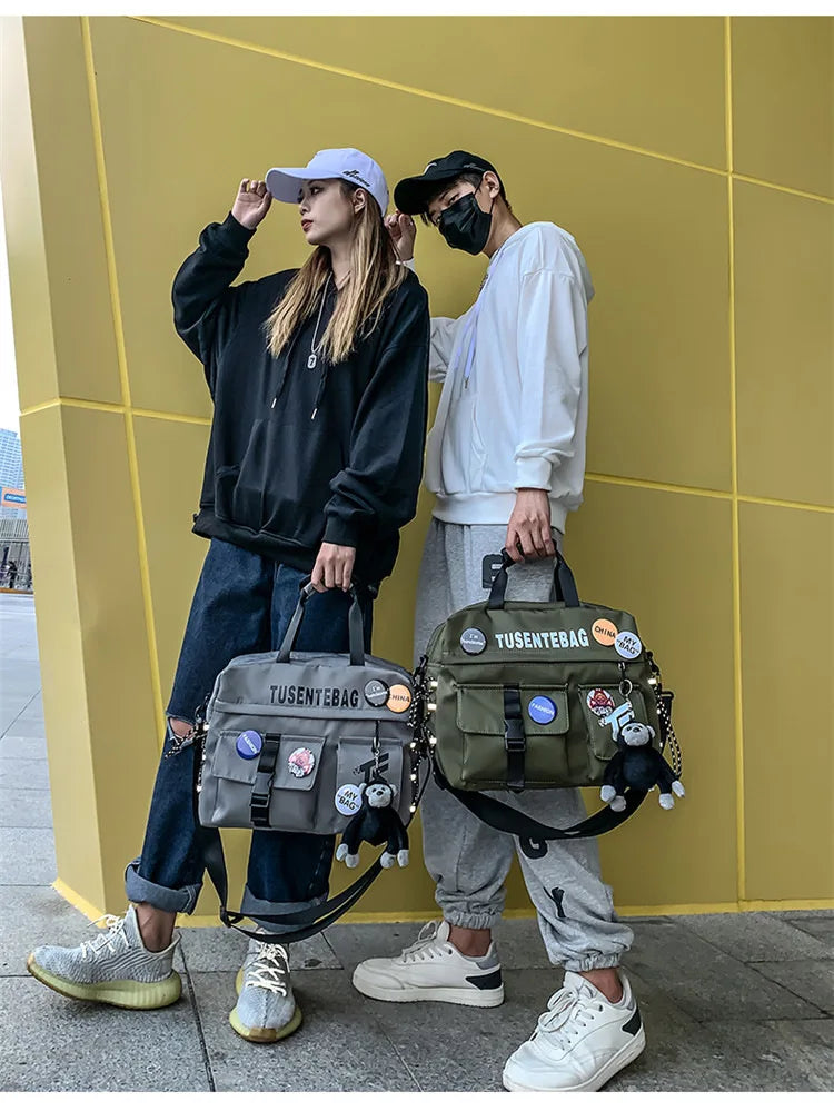 Urban Adventure Casual Hip Hop Vibe Techwear Multifuctional Tusente Bag