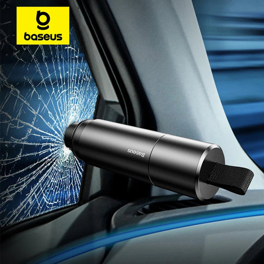 Baseus Emergency Auto Window Breaker Safety Hammer with Cutter Blade