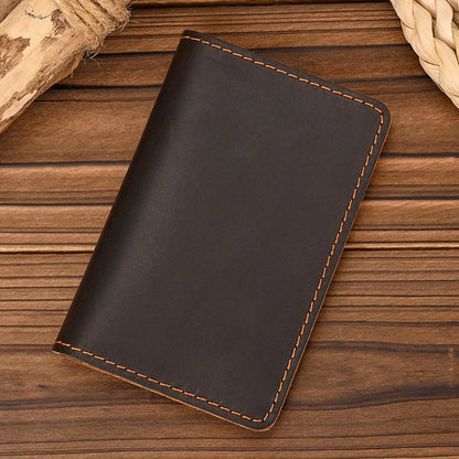 Genuine Leather RFID-Blocking Anti-Theft Travel Essential Card Holder