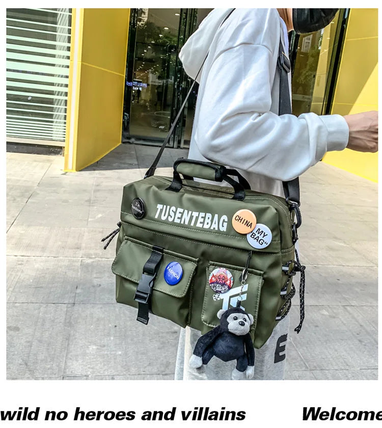 Urban Adventure Casual Hip Hop Vibe Techwear Multifuctional Tusente Bag