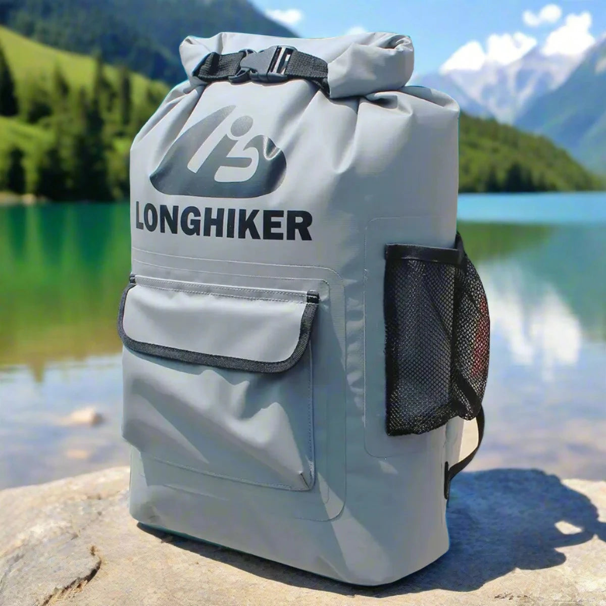 LONGHIKER Outdoor Adventure 500D PVC Durable Lightweight Waterproof Backpack