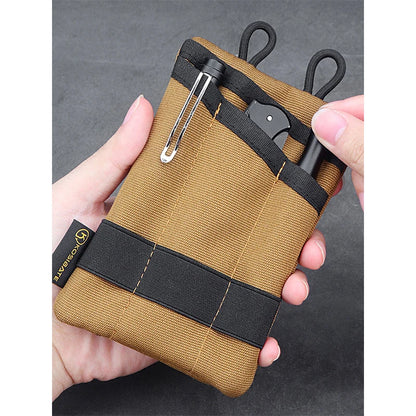 Tactical EDC Pouch Mini Waist Bag Card Pocket Coin Purse Wallet