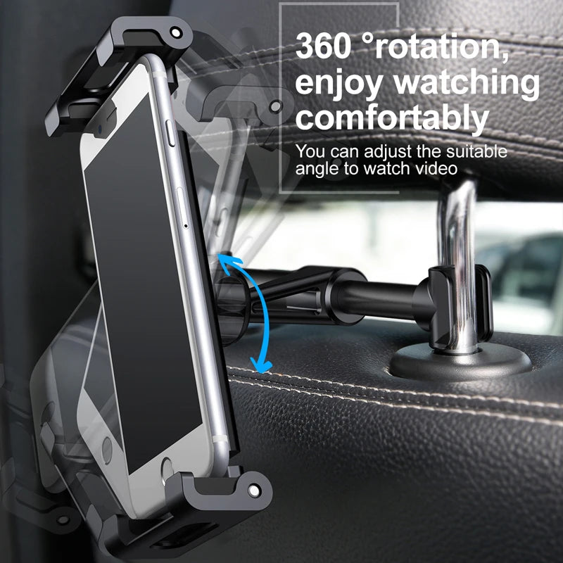 Baseus Back Seat Headrest Phone Holder for 4.7 to 12.9 inch Phone or Tablet