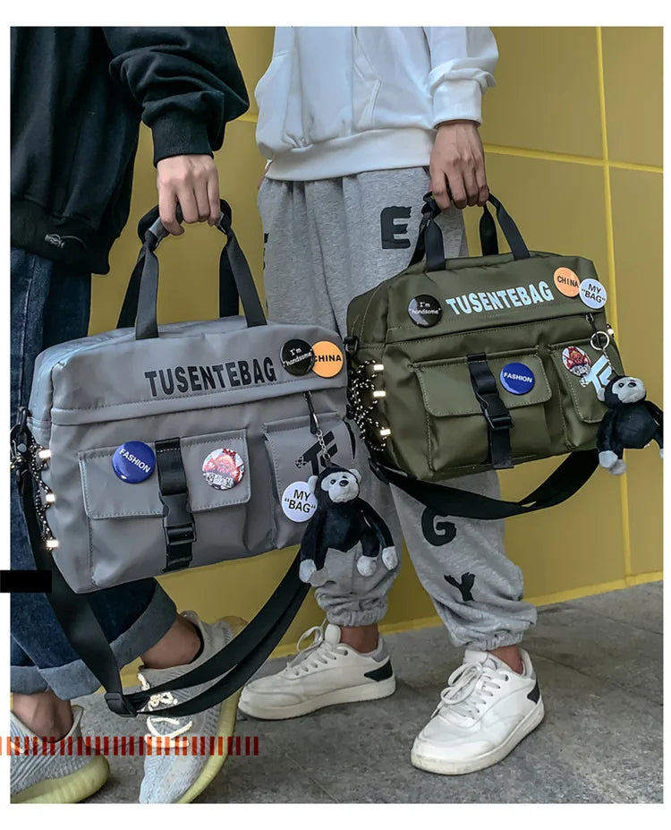 Urban Adventure Casual Hip Hop Vibe Techwear Multifuctional Tusente Bag