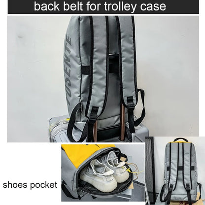 TUSENTE Large Capacity Sport Multi-Functional Travel Pack Gym Duffel Backpack