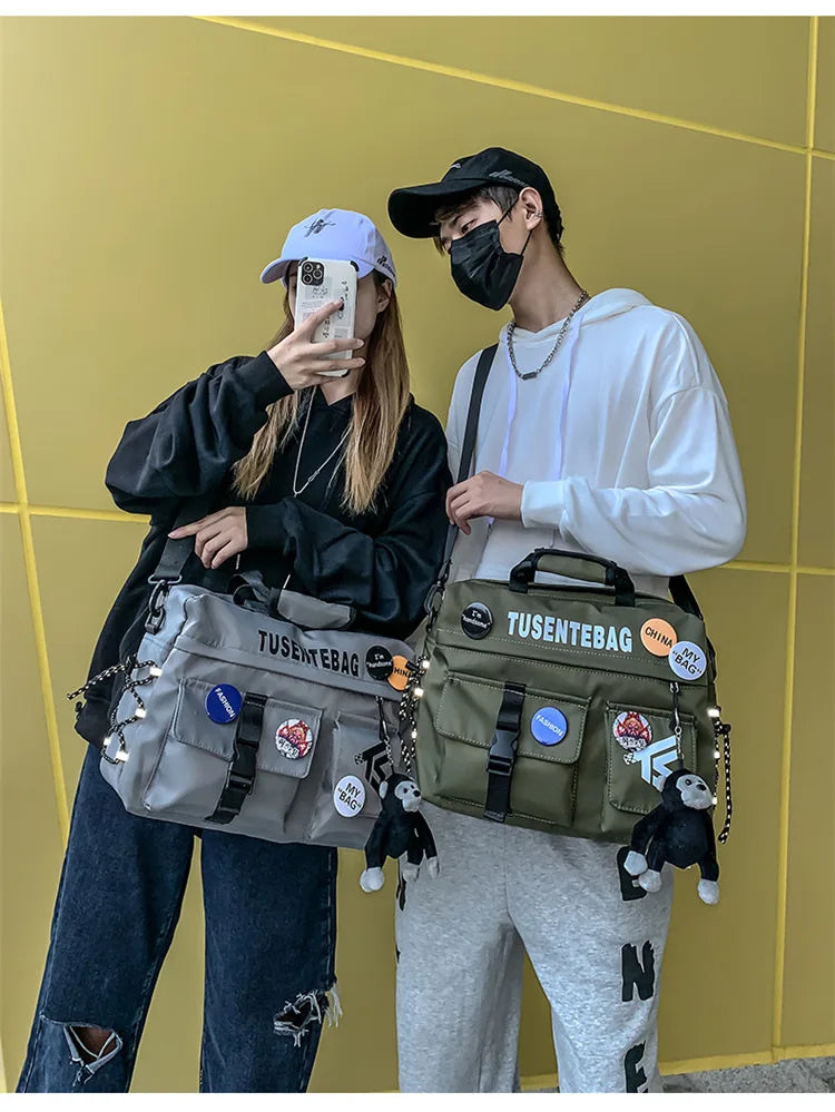 Urban Adventure Casual Hip Hop Vibe Techwear Multifuctional Tusente Bag