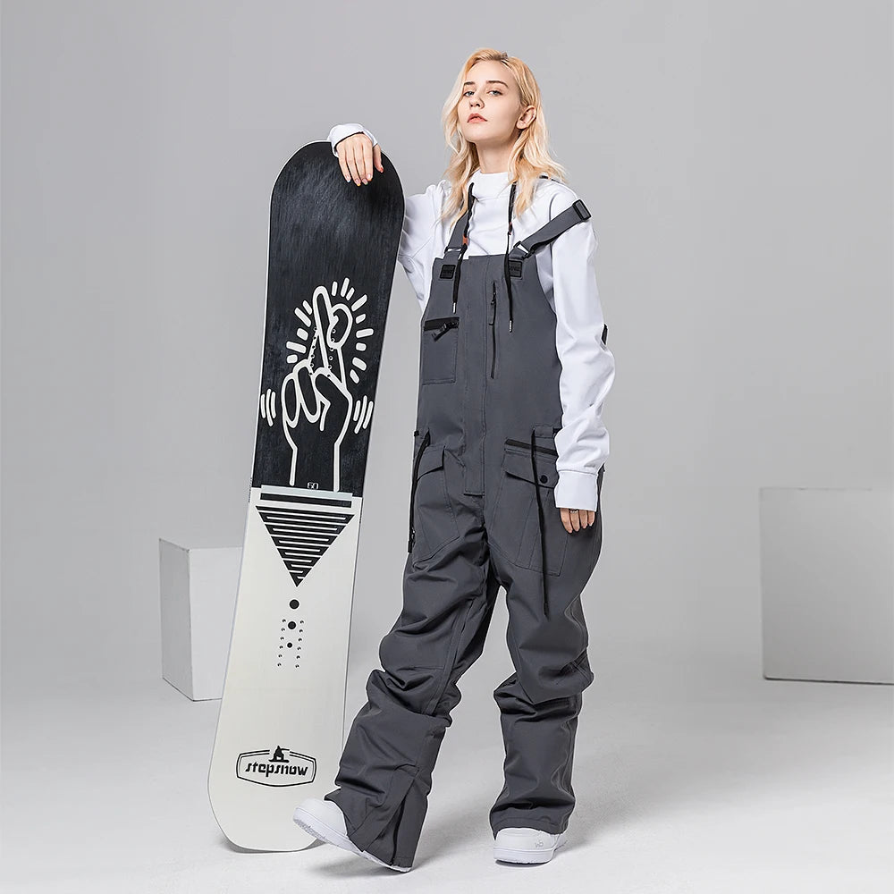 COPOZZ Ski Pants Winter Warm Windproof Waterproof Outdoor Overalls