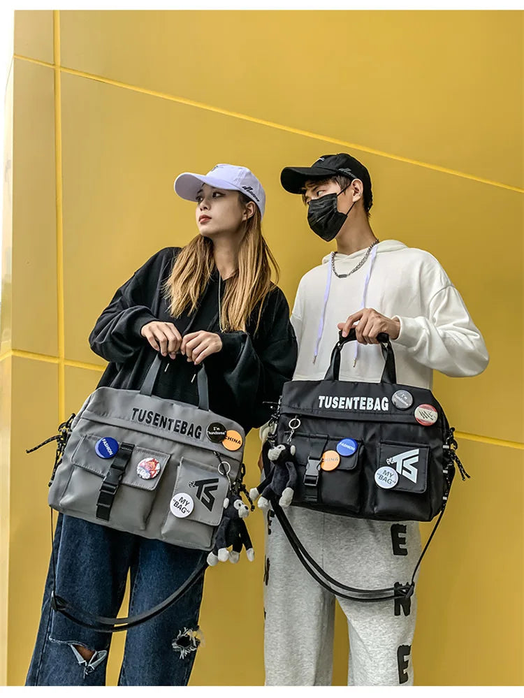 Urban Adventure Casual Hip Hop Vibe Techwear Multifuctional Tusente Bag