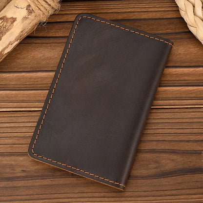 Genuine Leather RFID-Blocking Anti-Theft Travel Essential Card Holder