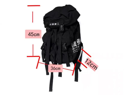 Heavy Industry Tactical Dark Chinese Urban Street-Style New Trend Backpack