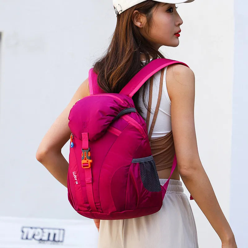 Multicolor Nylon Versatile Outdoor Explorer Daypack